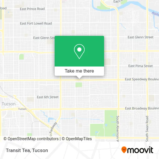 Transit Tea map