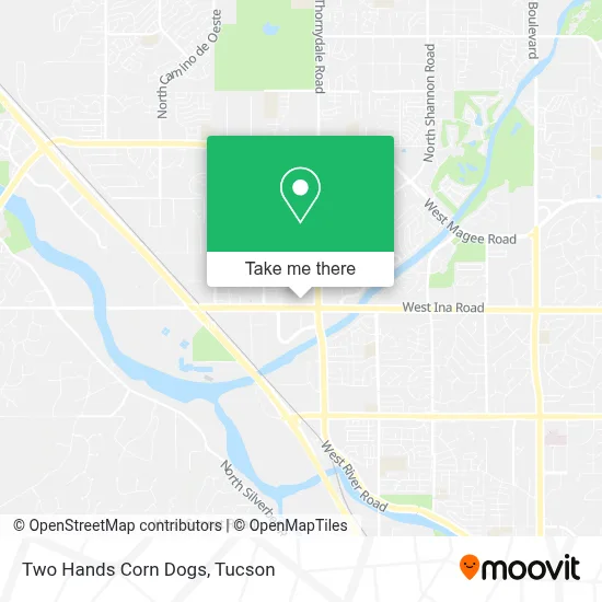 Two Hands Corn Dogs map