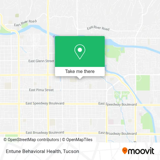 Entune Behavioral Health map