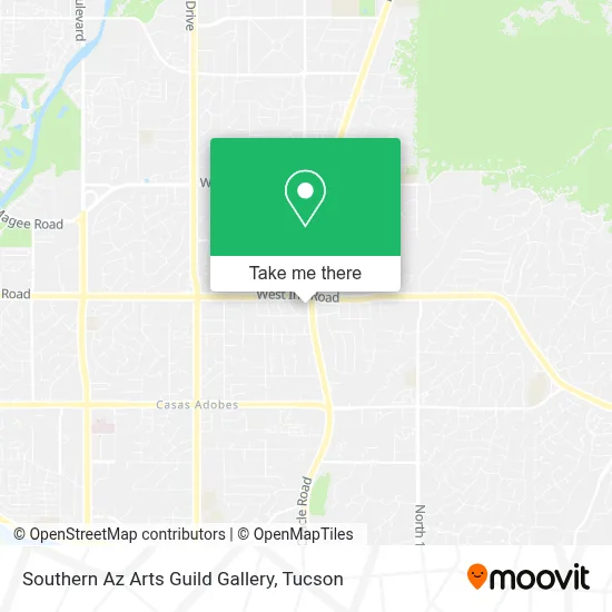 Southern Az Arts Guild Gallery map