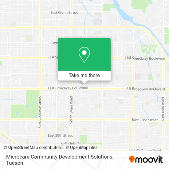 Microcare Community Development Solutions map