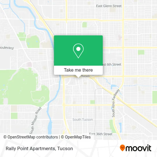 Rally Point Apartments map