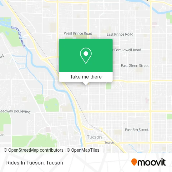 Rides In Tucson map