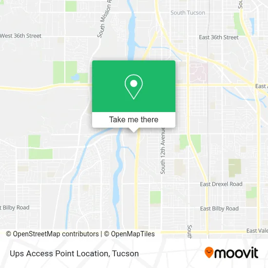 Ups Access Point Location map