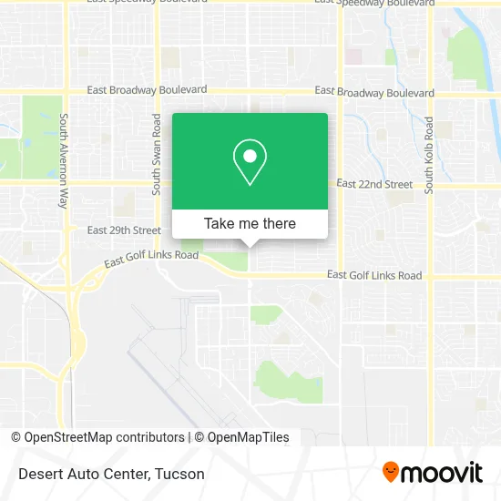 Desert Auto Center map