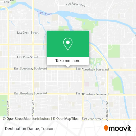 Destination Dance map