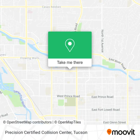 Precision Certified Collision Center map