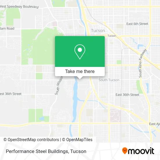 Performance Steel Buildings map