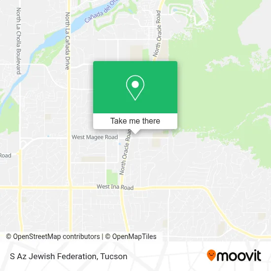 S Az Jewish Federation map