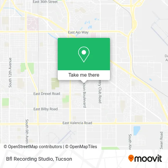 Bfl Recording Studio map