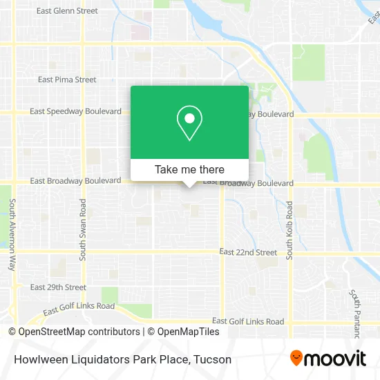 Howlween Liquidators Park Place map