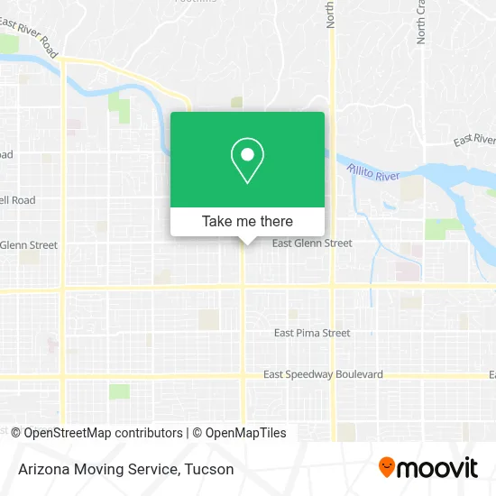 Arizona Moving Service map