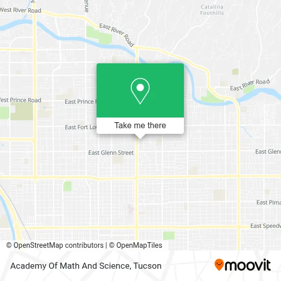 Academy Of Math And Science map