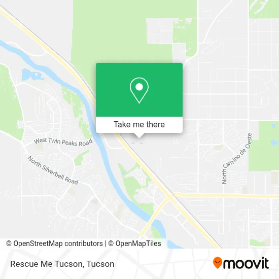 Rescue Me Tucson map