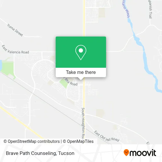 Brave Path Counseling map