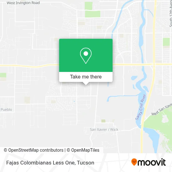 Fajas Colombianas Less One map