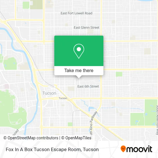 Fox In A Box Tucson Escape Room map