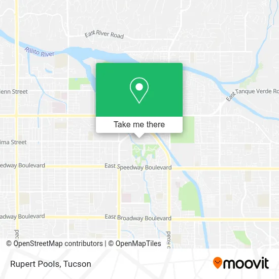 Rupert Pools map