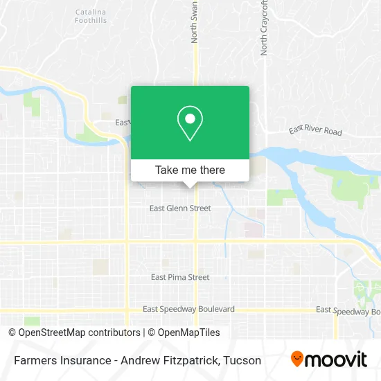 Farmers Insurance - Andrew Fitzpatrick map