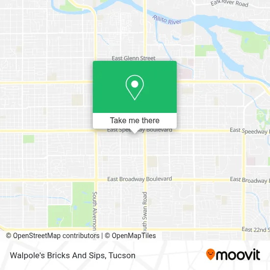 Walpole's Bricks And Sips map