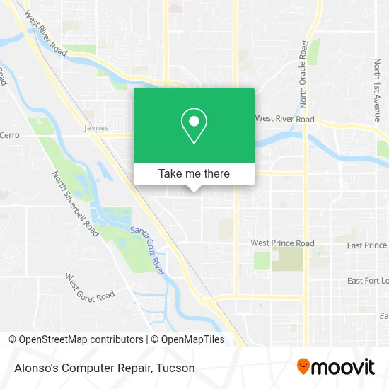 Alonso's Computer Repair map
