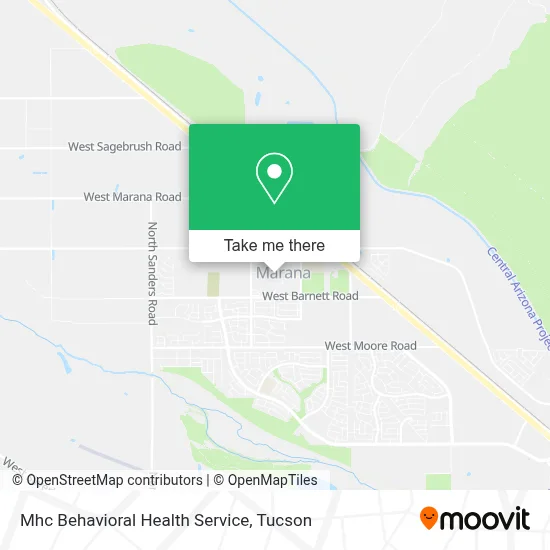 Mhc Behavioral Health Service map