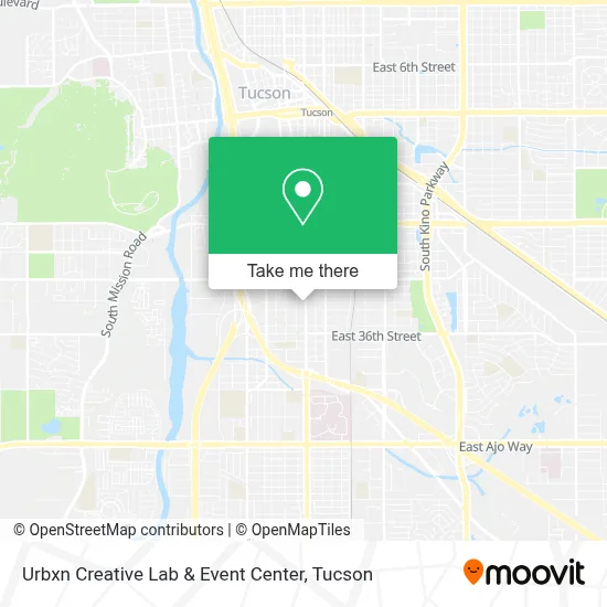 Urbxn Creative Lab & Event Center map