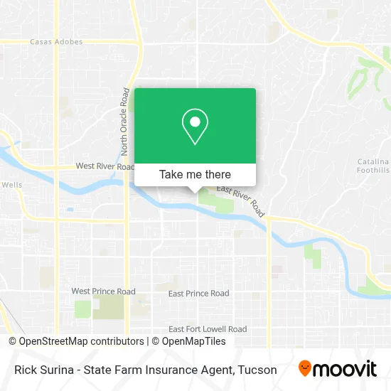 Rick Surina - State Farm Insurance Agent map