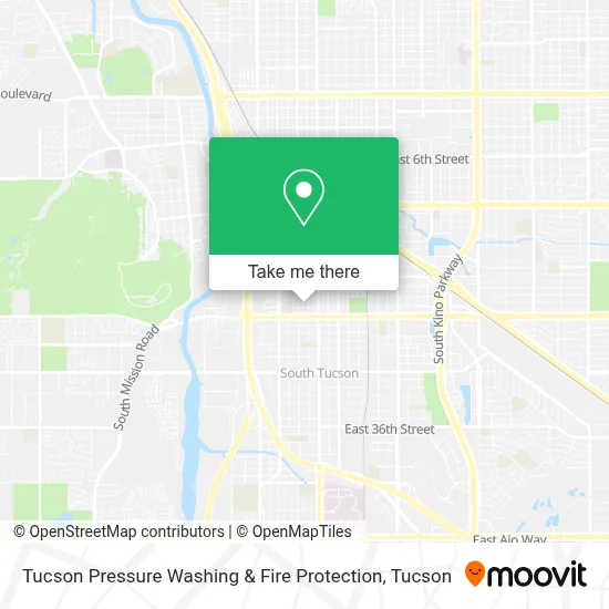 Tucson Pressure Washing & Fire Protection map