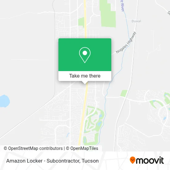 Amazon Locker - Subcontractor map