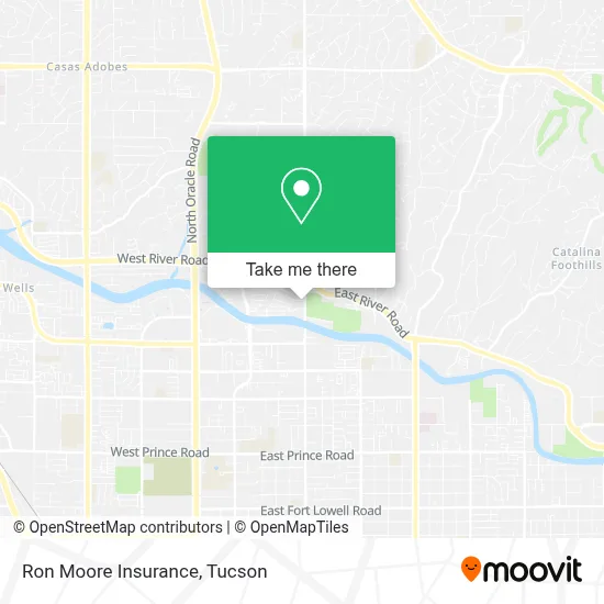 Ron Moore Insurance map