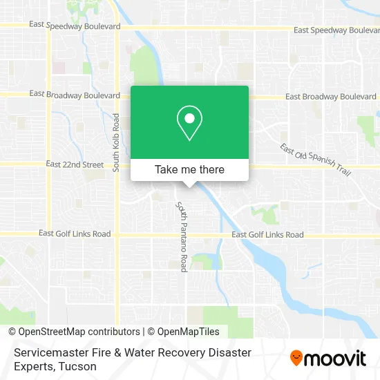 Servicemaster Fire & Water Recovery Disaster Experts map