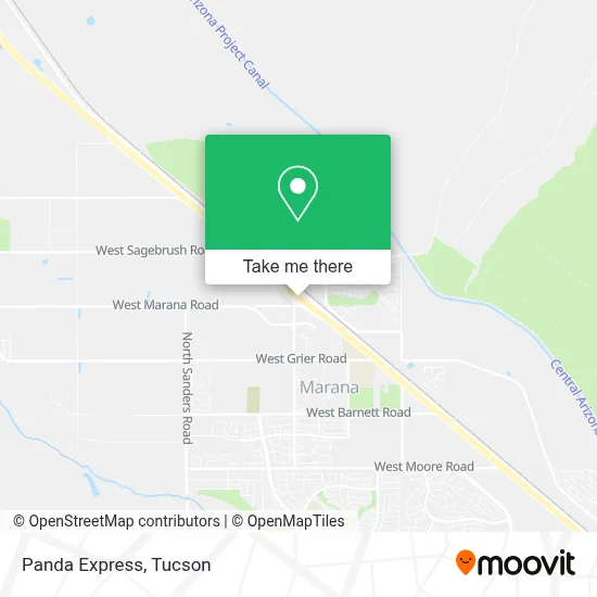 Panda Express map