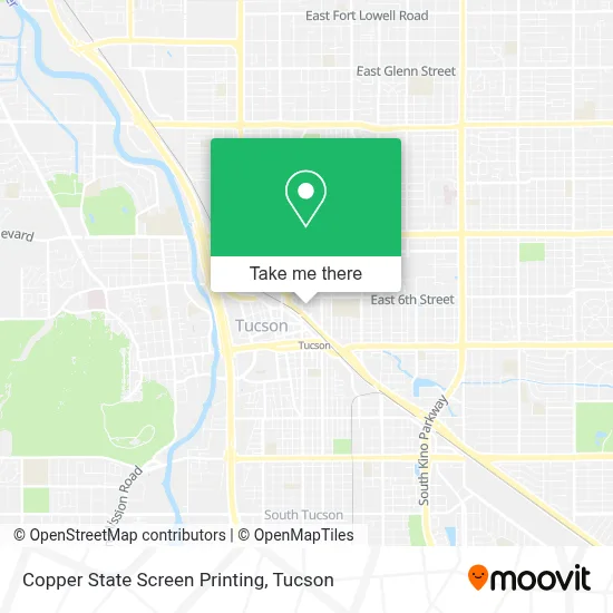 Copper State Screen Printing map