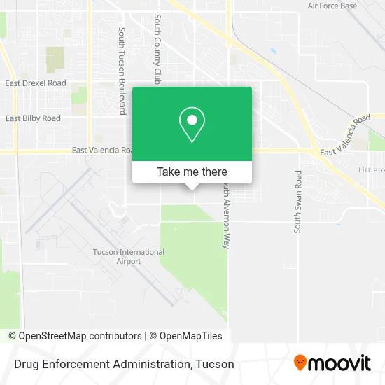 Drug Enforcement Administration map