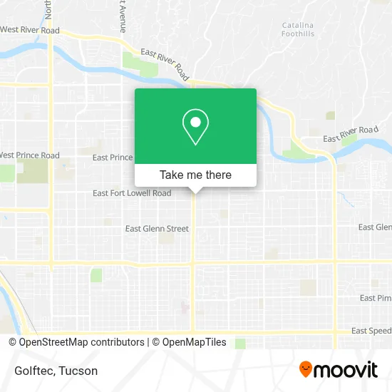 Golftec map