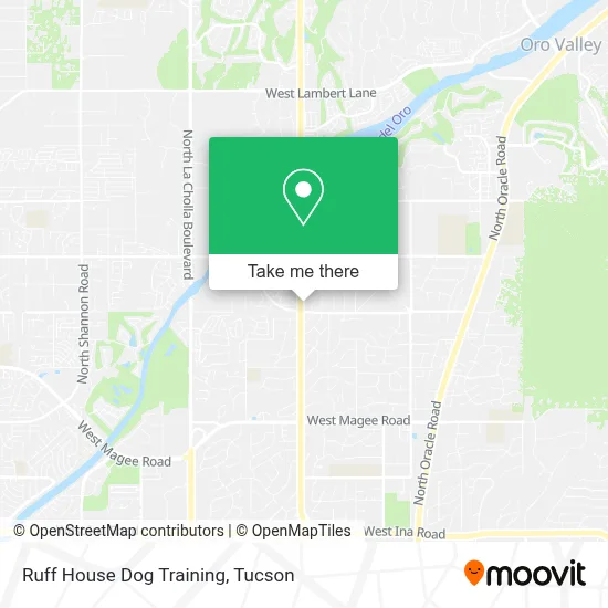 Ruff House Dog Training map