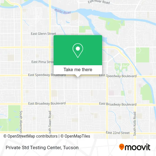 Private Std Testing Center map