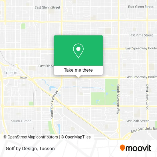Golf by Design map