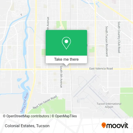 Colonial Estates map