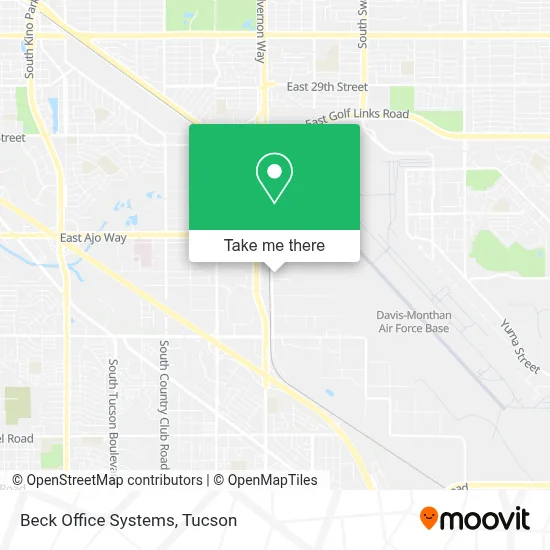 Beck Office Systems map