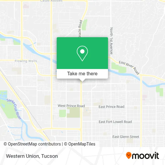 Western Union map