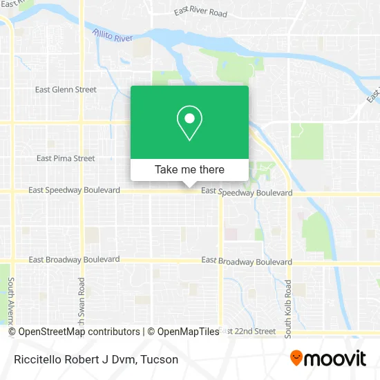 Riccitello Robert J Dvm map