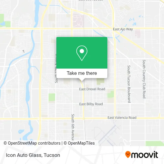 Icon Auto Glass map