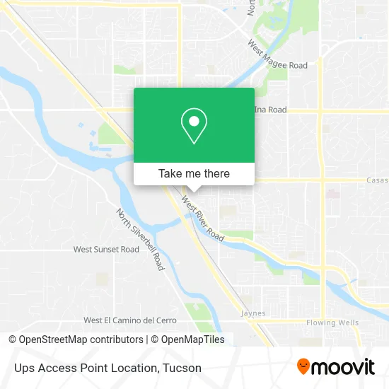 Ups Access Point Location map