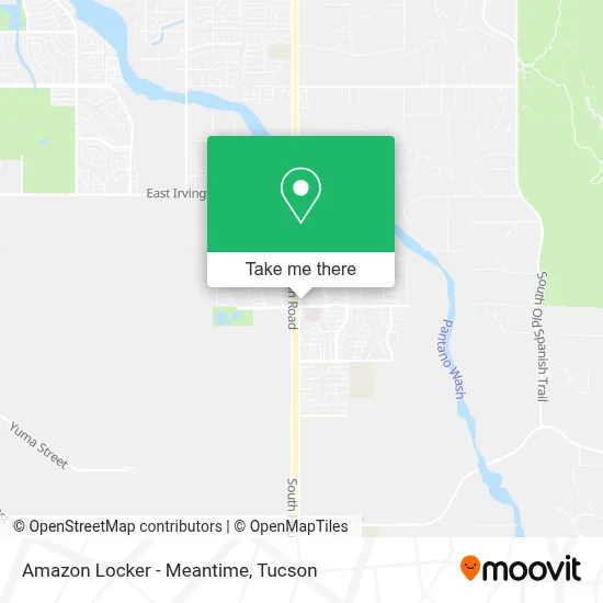 Amazon Locker - Meantime map