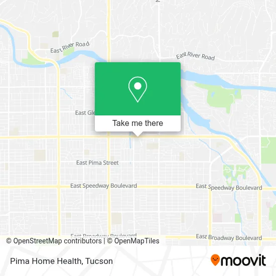 Pima Home Health map