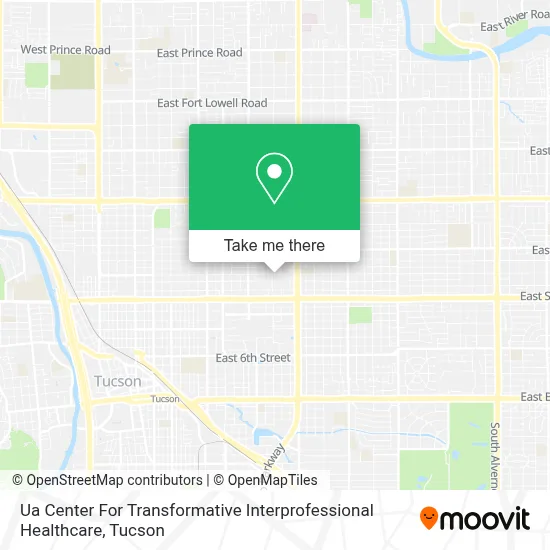 Ua Center For Transformative Interprofessional Healthcare map
