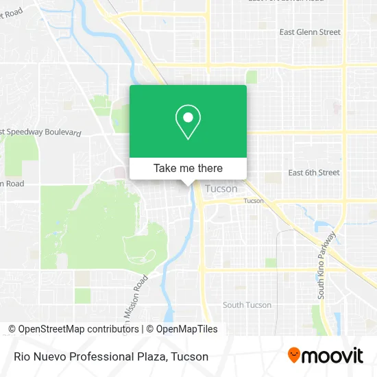 Rio Nuevo Professional Plaza map