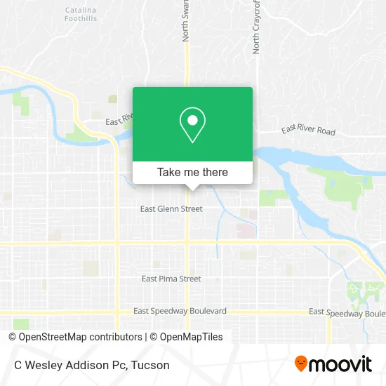 C Wesley Addison Pc map